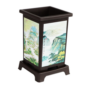 Orchid pot special imitation purple sand flower pot plastic pot breathable succulent gentleman orchid imitation ceramic green plant flowers