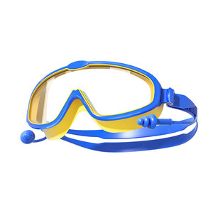 
Swimming goggles children swimming waterproof anti-fog high definition goggles large frame boy girl beginner diving swimwear equipment