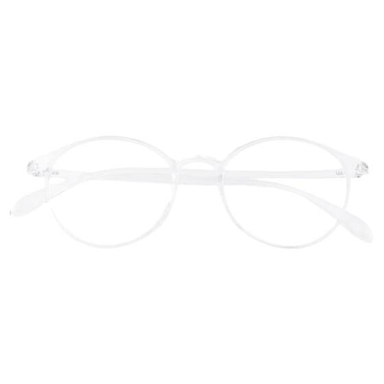Ultra -light transparent myopia glasses box female TR90 round frame small face can be equipped with lens white small frame eye frame mirror frame men