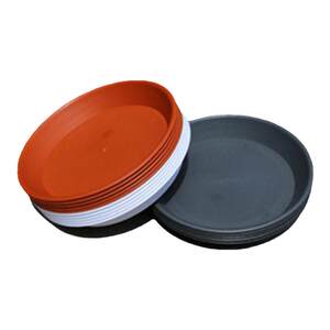 
Flower pot tray thickened base water-receiving flower tray plastic round fleshy bottom tray white bottom tray flower tray chassis