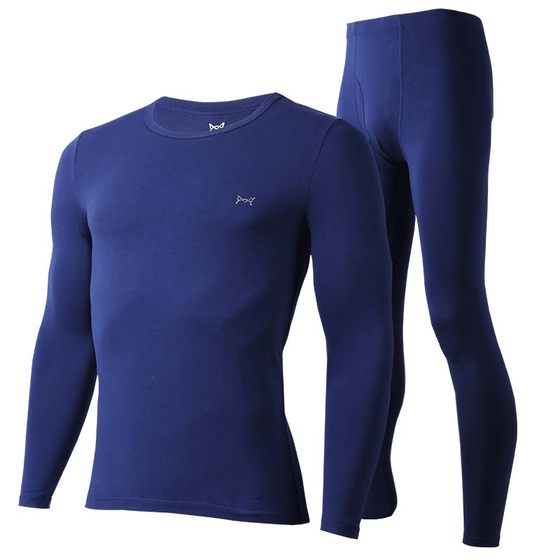 
Cat man autumn clothes and autumn pants suit men's pure cotton thread clothes and thread pants in autumn and winter wear cotton sweater thermal underwear for men