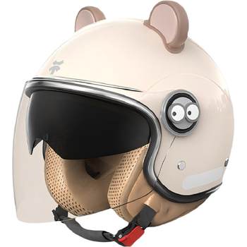 3c certified electric battery car for winter women's safety helmet men's autumn and winter warm motorcycle full helmet without suppressing hair
