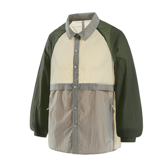 
Men's patchwork shirt jacket, men's high-end casual men's ice silk long-sleeved sun protection clothing, trendy brand sun protection clothing, summer