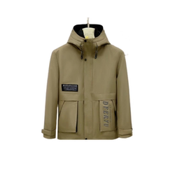 New Hooded Men's Parka With Fur Integrated Fur Thickened Liner Mid-length High-end Jacket Removable Winter