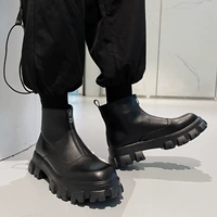 Martens, высокая обувь на платформе в английском стиле, челси, высокие сапоги для кожаной обуви, в британском стиле, из натуральной кожи