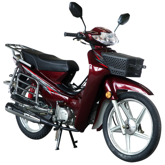 The all-new curved beam motorcycle can be registered as a 110 megawatt Tiger brand National IV electronic fuel injection 125 fuel-efficient delivery scooter