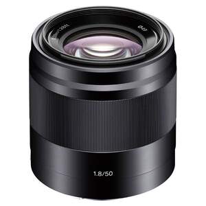
Brand new and original genuine Sony/Sony E 50mm F1.8 OSS fixed focus mirrorless single electronic portrait lens