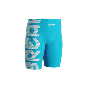 
swans children's swimming trunks boys' new quick-drying training professional middle and big children's competition swimming boys' five-point swimsuit