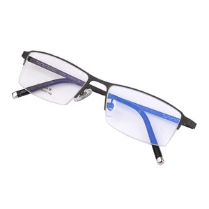 
Ultra-light business titanium frame plate half-frame myopia glasses frame men's glasses frame with finished myopia glasses 5610