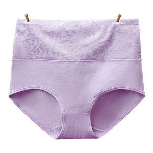 4 packed cotton high -waist high -waisted belly, belly, belly, buttocks, big size, large size, lady's underwear body triangle