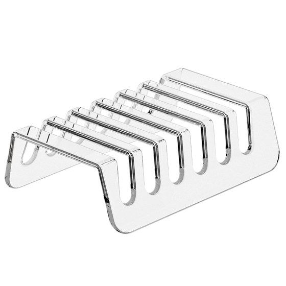 
Mobile phone storage box multiple tablets iPad storage rack transparent compartment storage box desktop mobile phone charging storage rack