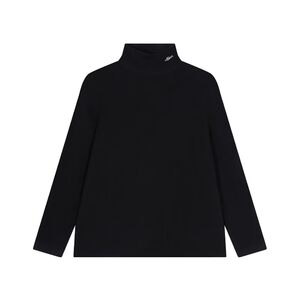 ALLIN half-high neck T-shirt men's spring and autumn simple long-sleeved base shirt loose and versatile casual solid color inner top