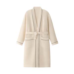 
Jiao Nei Mianmian 700Home men and women same style waffle straight-front strong water-absorbent bathrobe home pajamas