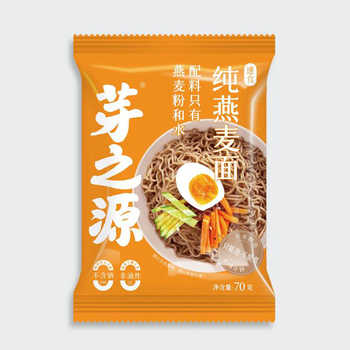 芽之源纯燕麦面免煮方便面非油炸早餐面条干拌泡面即食拌面免煮面实付7.3元到手包邮