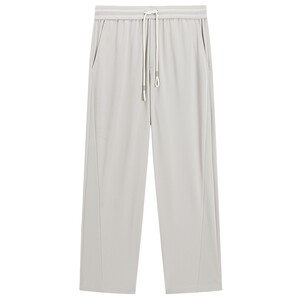 
PEACEBIRD Men's Casual Pants Summer Beige American Loose Straight Sports Pants Wide Leg Trousers Trendy