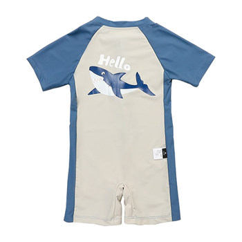 Boys' cute shark swimsuit
