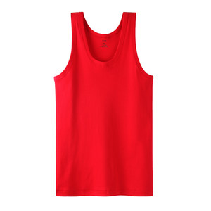 AB underwear vest men's cotton cotton thin high -end high -end cotton shredded cotton motion split column bottoming cuffless sweat 6041
