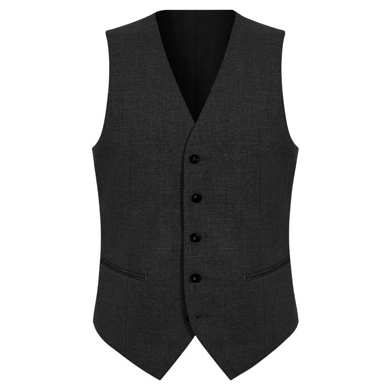HUGO Red - Gilet décontracté en maille - Noir