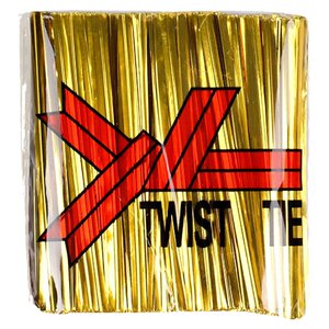 Golden tie silk metal tie tie line tie -tie trimming gold wire iron wire rope bread food gift bag seal
