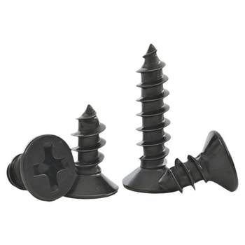 
Iron black flat head self-tapping cross countersunk head screws