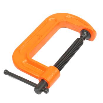 Forged carbon steel, 20% thickened screw, quenched G-shaped clamp