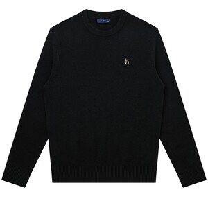
[Autumn Selection] Hazzys Men's Round Neck Warm Sweater Lazy Wool Knit Pullover
