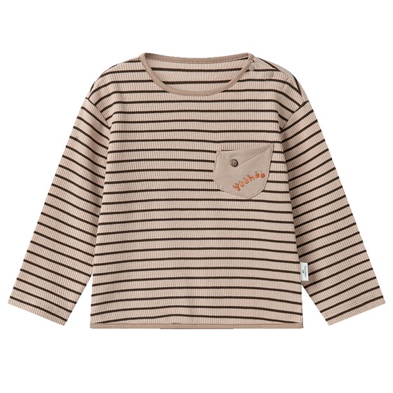 
[Same style in shopping mall] Ying's children's pullover T-shirt pure cotton spring new long-sleeved sweater for boys