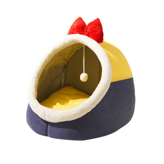 Cat West Four Seasons GM Winter Warm Safe Safe Sales West Cat Bed Kitten Semi -Catal Cat Sofa Sleeping Nest Sleeping