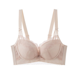 
2026 New Medium Thick Small Breast Gathering and Enlarging AA Bra for Girls Without Wires to Shrink Secondary Breasts and Prevent External Expansion Women's Bra