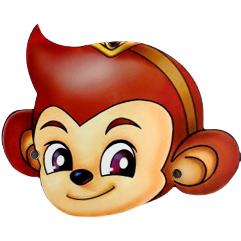 Teaching Headgear Props - Monkey Theme - Children's Day - Unisex