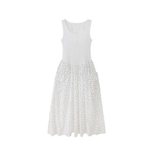 
DIDDI MODA polka dot sundress/dress/shirt dress