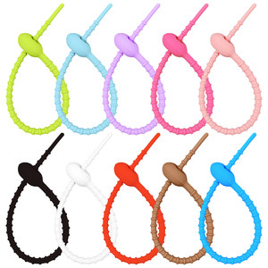 Color multi -function storage DIY rope ring anti -throwing silicon glue strap minimalist accessories package keychain keychain pendant
