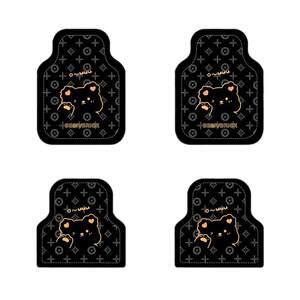 
Car foot pad carpet special single-chip cartoon cute women's floor mat anti-dirty easy to clean car mat anti-slip pad storage
