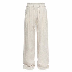 
New cool-sensing lysel linen casual pants for men in summer