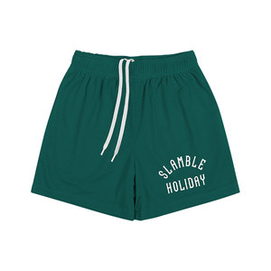 SLAMBLE Summer Holiday double -layer mesh American shorts, men's fast drying basketball pants pants pants