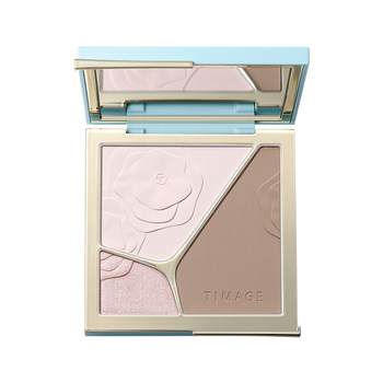 Caitang three-dimensional high-gloss concise tray three-color integrated disk