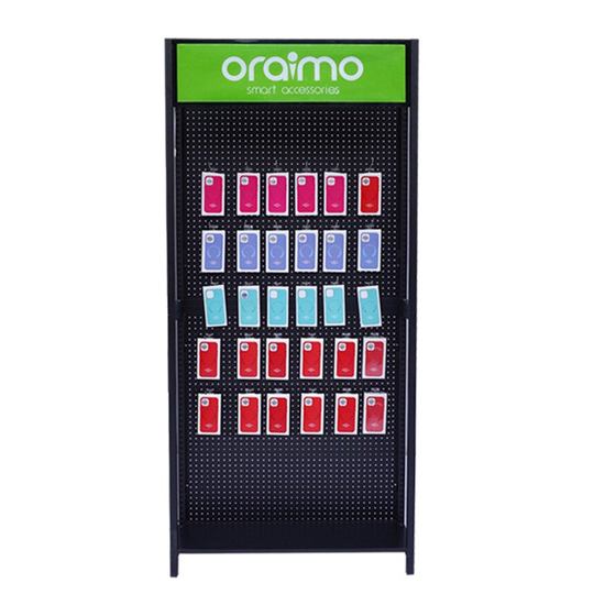
3C digital display rack, mobile phone accessories cabinet, foldable hole board display rack, convenience store supermarket shelf
