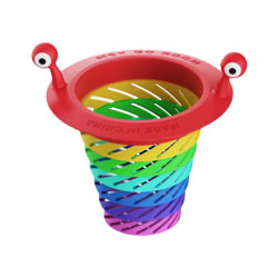 Little Monster Rainbow Kitchen Sink Filter Foldable
