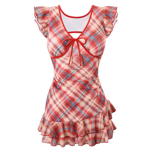 
Women's swimsuit 2025 new hot style high-end one-piece stunning pure desire girl cover belly slimming hot spring swimsuit