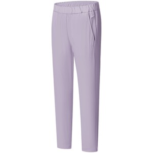 FILA official ladies knit trousers 2024 summer new running fitness sports basic sunscreen pants