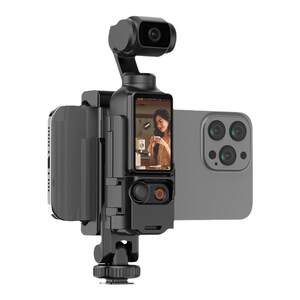 
Applicable to DJI Osmo Pocket 3 mobile phone holder handheld shooting fixed bracket Lingmou pocket gimbal camera live broadcast teleprompter Pocket3 expansion adapter mobile phone integrated accessories