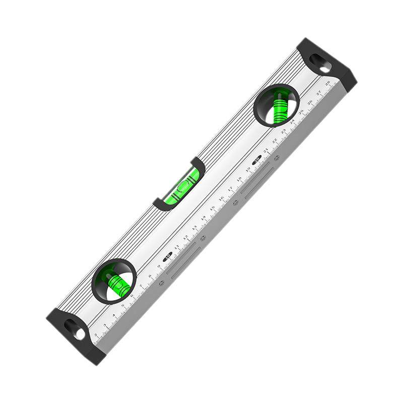 Mini Ruler Level Bar Mini Level with Strong Magnet Aluminum Alloy Ruler Angle Measurement
