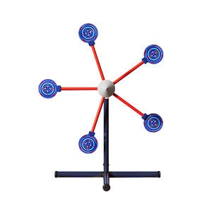 
Spring Festival Atmosphere Toy Vertical Target Disk Shooting Target Gun Rotating Electric Target Pistol Targeting Game Boy