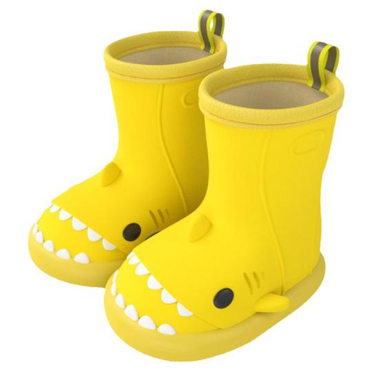 Stivale Pioggia Bambino In Pvc Trasparente Con Calza Tubolare Cane Blu E Collare Nylon Art 197 2 Cane Blu