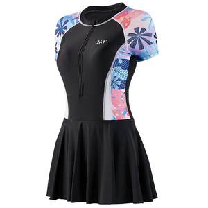 361 degree swimsuit for women adults 2025 new hot and fat swimsuit hot spring large size middle-aged and elderly one-piece swimsuit
