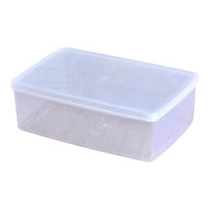 Freishment box transparent plastic box rectangular refrigerator dedicated refrigerator -sealing food grade storage box commercial belt