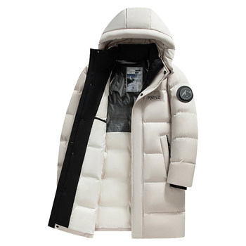 Yalu winter thickened thermal storage mid-length down jacket for men
