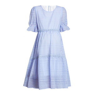 
American Fisher-Price Maternity Summer Cotton Dress Summer Thin Top Fashionable Maternity Belly Covering Two-piece Set