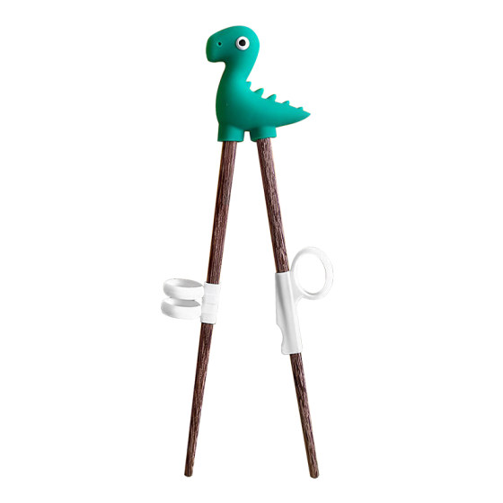 
Chicken Wing Wood Children's Chopstick Training Chopsticks Special Short Chopsticks for 3-year-old 6-year-old Baby One and a Half-year-old Anti-Slip Correction Chopsticks