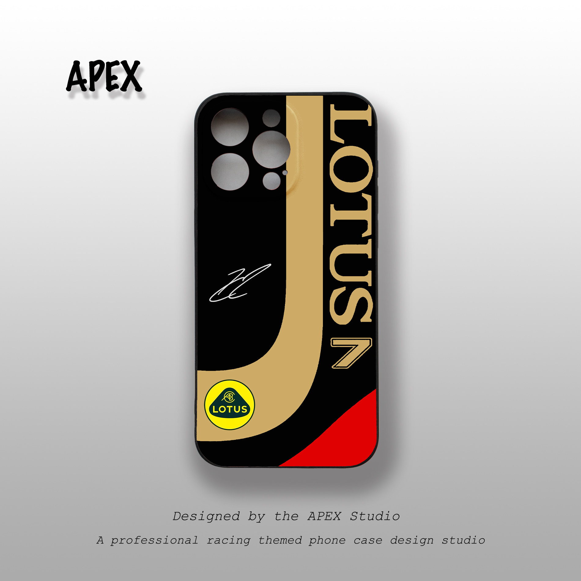 Lotus F1 Racing Phone Case - Apex Studio Design Phone Case for iPhone 17, 16, 15, 14 and 13